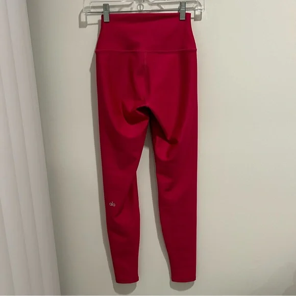 Alo Yoga High-Waist Airlift Legging Full Length Pink Size XXS - Picture 4 of 12